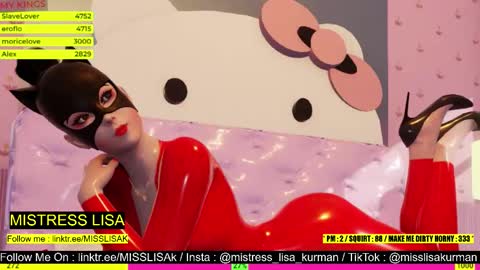 Snapshot of systaime chatting on October 10, 6:14 am  MISTRESS LISA  FIRST 3DXCHAT CAMGIRL   3dxchat anime gaming mistress domina online show from October 10, 6:14 am