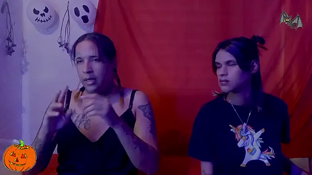 Couple Moth666 online show from October 24, 12:43 pm