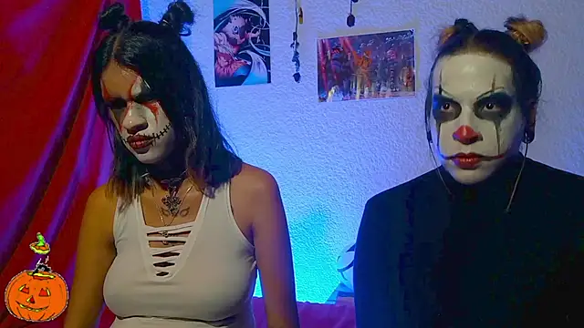 Couple Moth666 online show from October 31, 10:51 pm